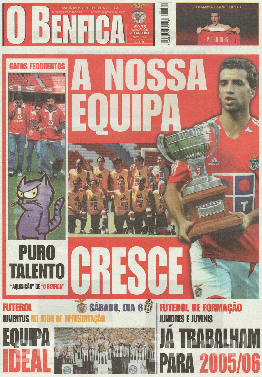 jornal o benfica 3196 2005-07-29